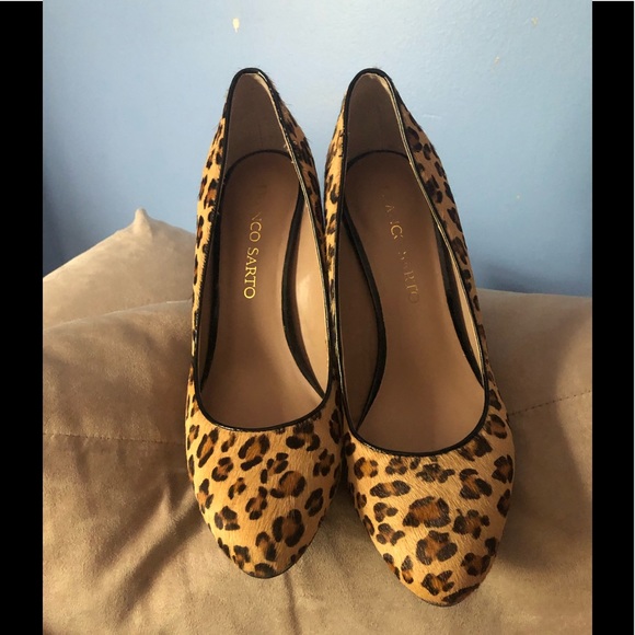 franco sarto cheetah heels
